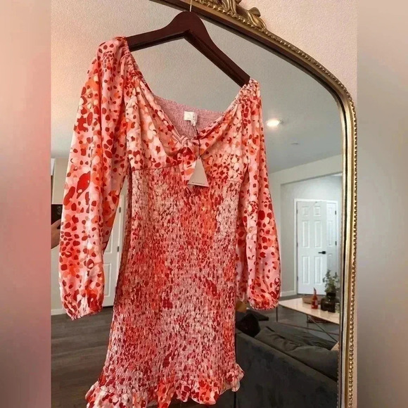 NWT Lost + Wander Smocked Dress - Picture 7 of 7